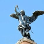 Statue of St. Michael on top of Castel Sant' Angelo