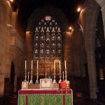 Altar at the shrine of st autustine of Canterbury