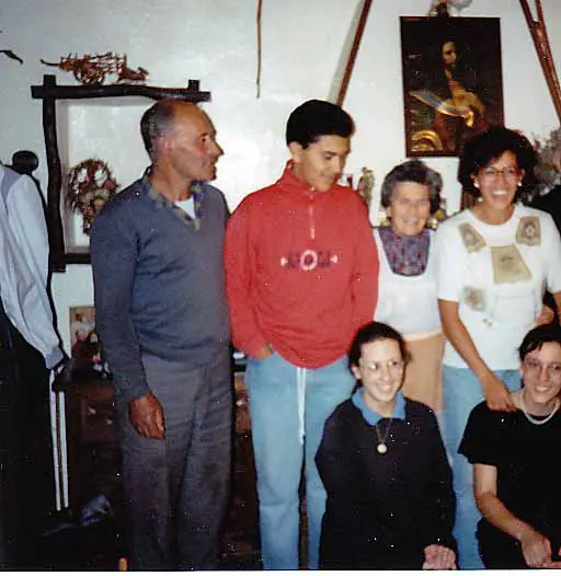 Serafin, Paquita and family in Garabandal