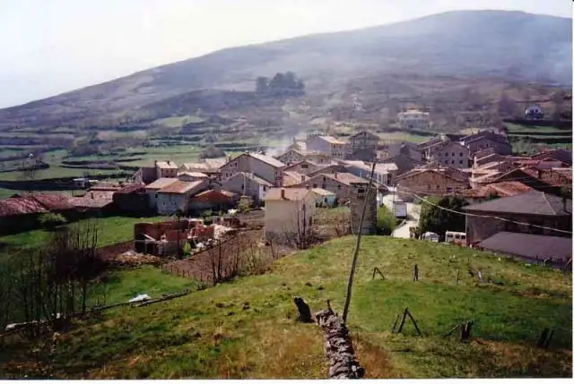 The village of Garabandal..with "the Pines" in the background