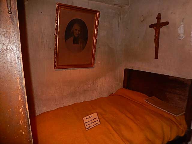 The bedroom of St. John Vianney as a child