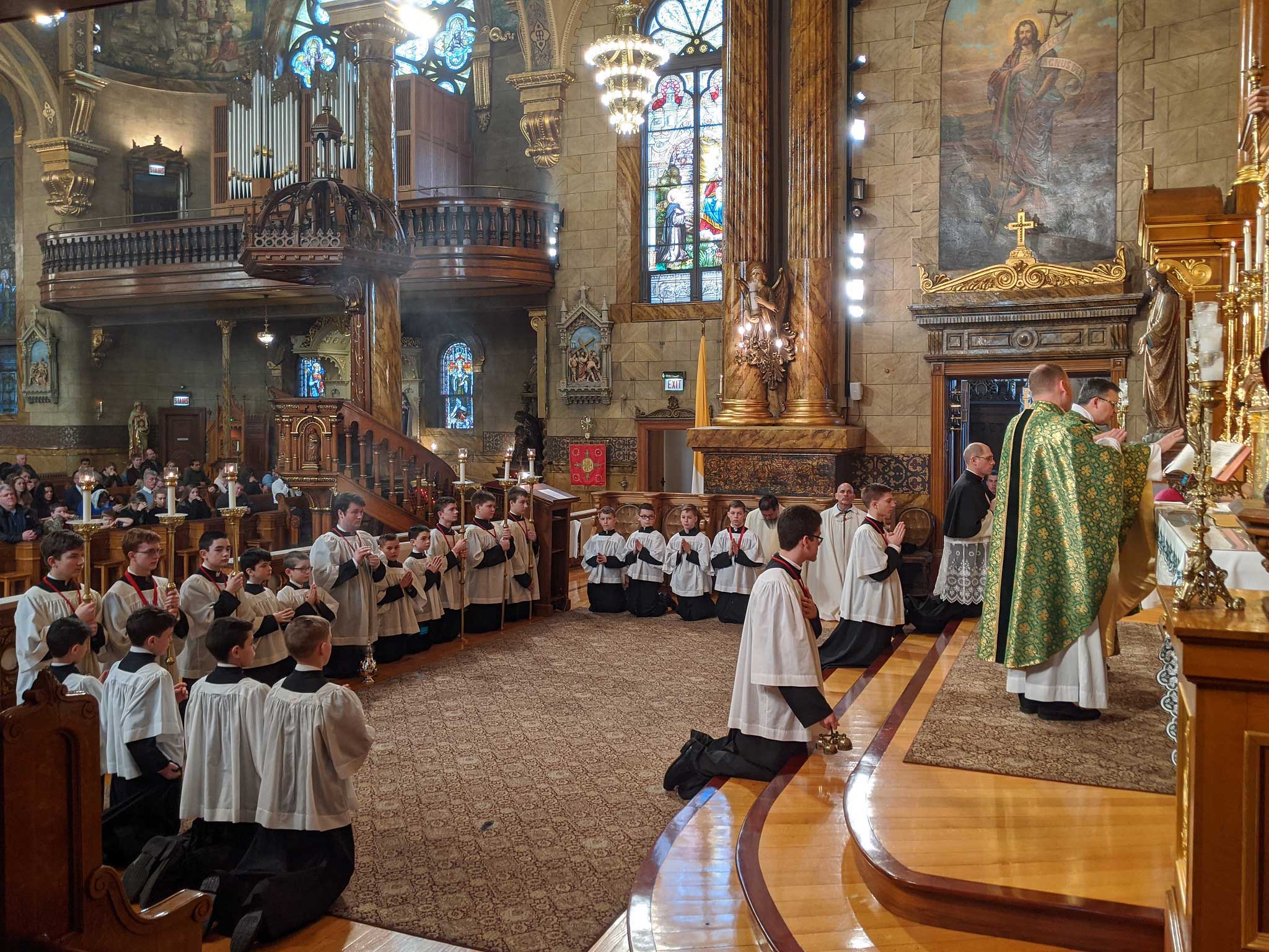 Mass at St John Cantius in Chicago