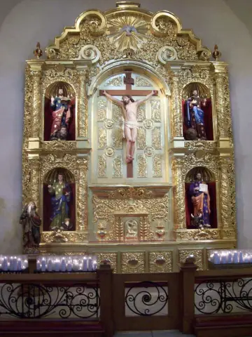 Main Altarpiece in San Fernando Cathedral in San Antonio, Texas