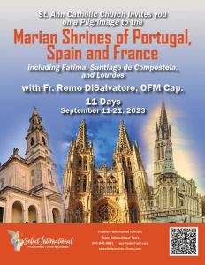 Marian Shrines of Portugal, Spain & France
