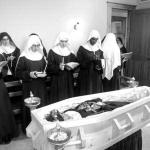 Funeral of st wilhemina, foundress of the Benedictine Sisters of Mary, Queen of the Apostles in Ava Missouri
