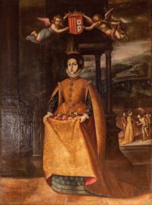 Saint Isabel of Portugal the Miracle of the Roses