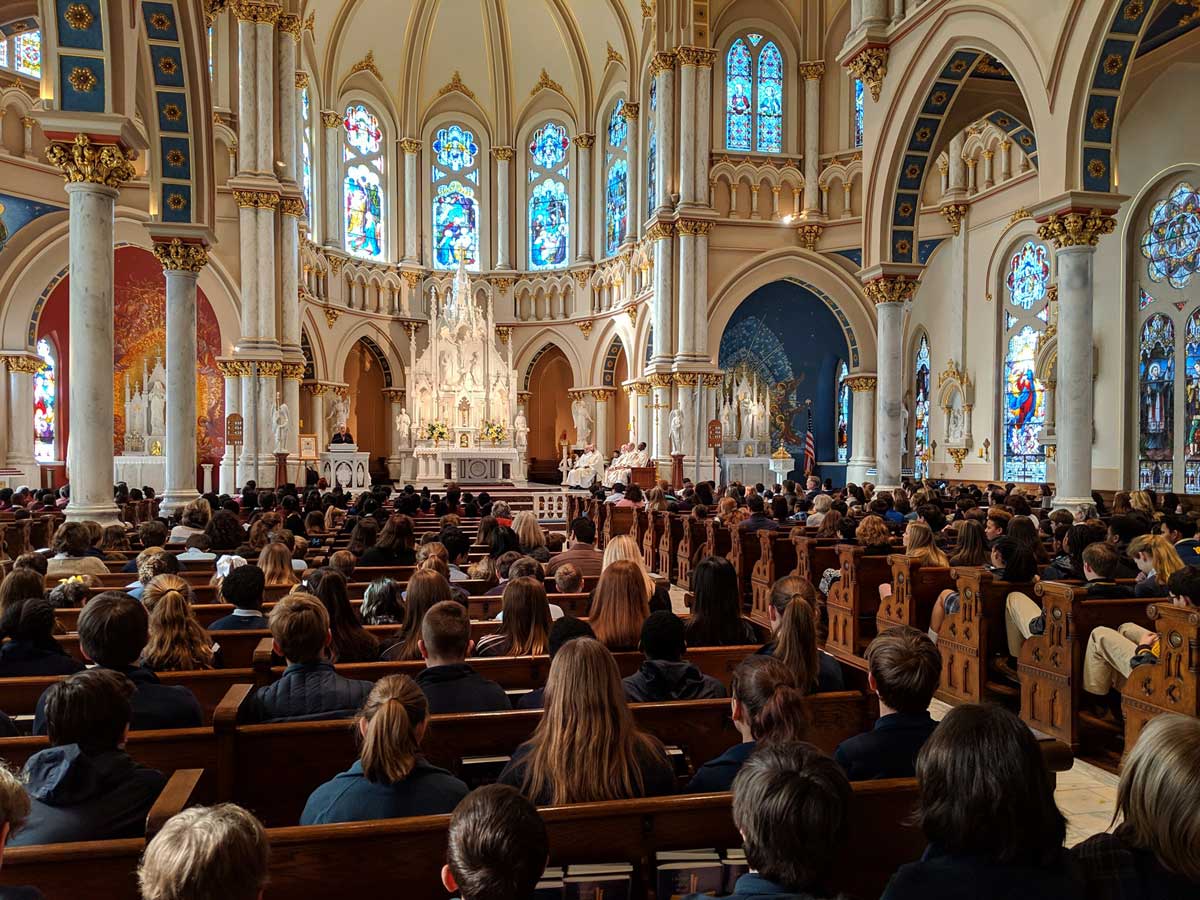 Mass in St Joseph Church Macon Georgia