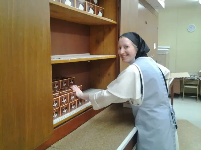 Altar bread department at the monastery of the child Jesus in Lufkin, Texas