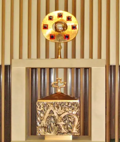 Monstrance & Tabernacle at the Monastery of the Child Jesus in Lufkin, Texas
