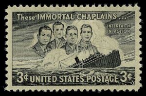 Four chaplains postage stamp