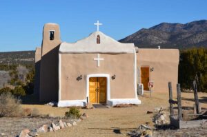 Saint Francis de Assis Catholic Church in Golden, New Mexico