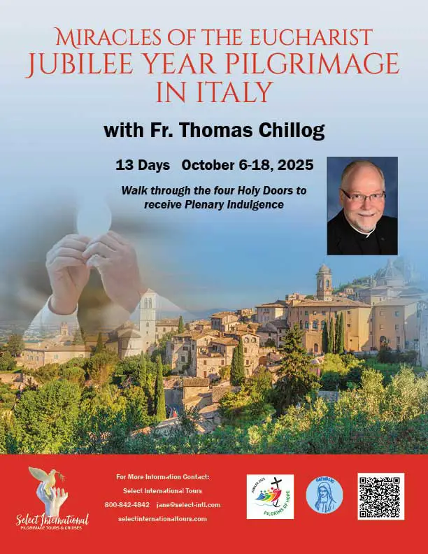 Miracles of the Eucharist Italy pilgrimage 
