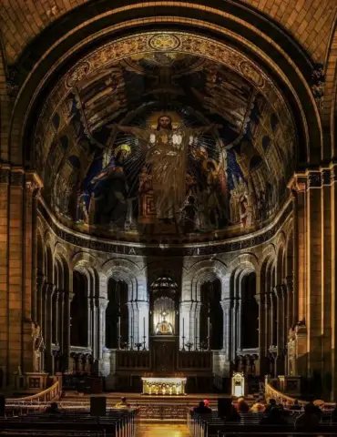 Adoration in Sacre Coeur Basilica, Paris