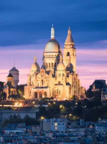 Basilica of the Sacred Hear (Sacre Coeur) in Paris
